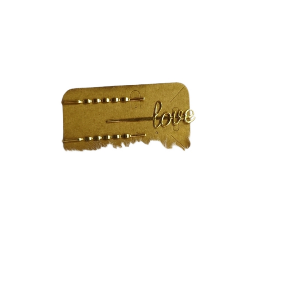 Tkrady Gold Graphic Geometric Hair Bobby Pins Set